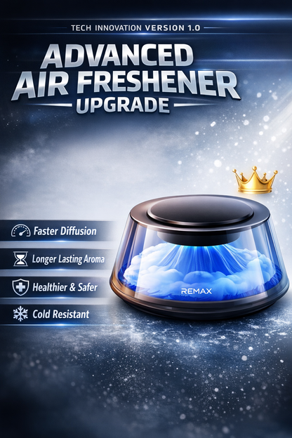 Intelligent Car Air Diffuser · Dual Mist · Auto Start/Stop · Ambient Light