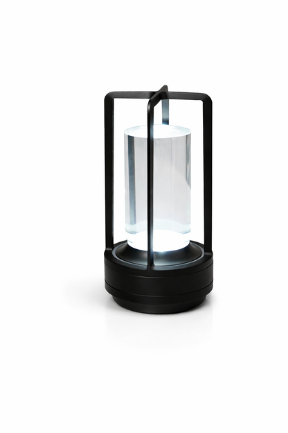 All-Aluminum Touch Control LED Ambient Table Lamp Rechargeable • USB Powered • Bedside & Dining Table Light