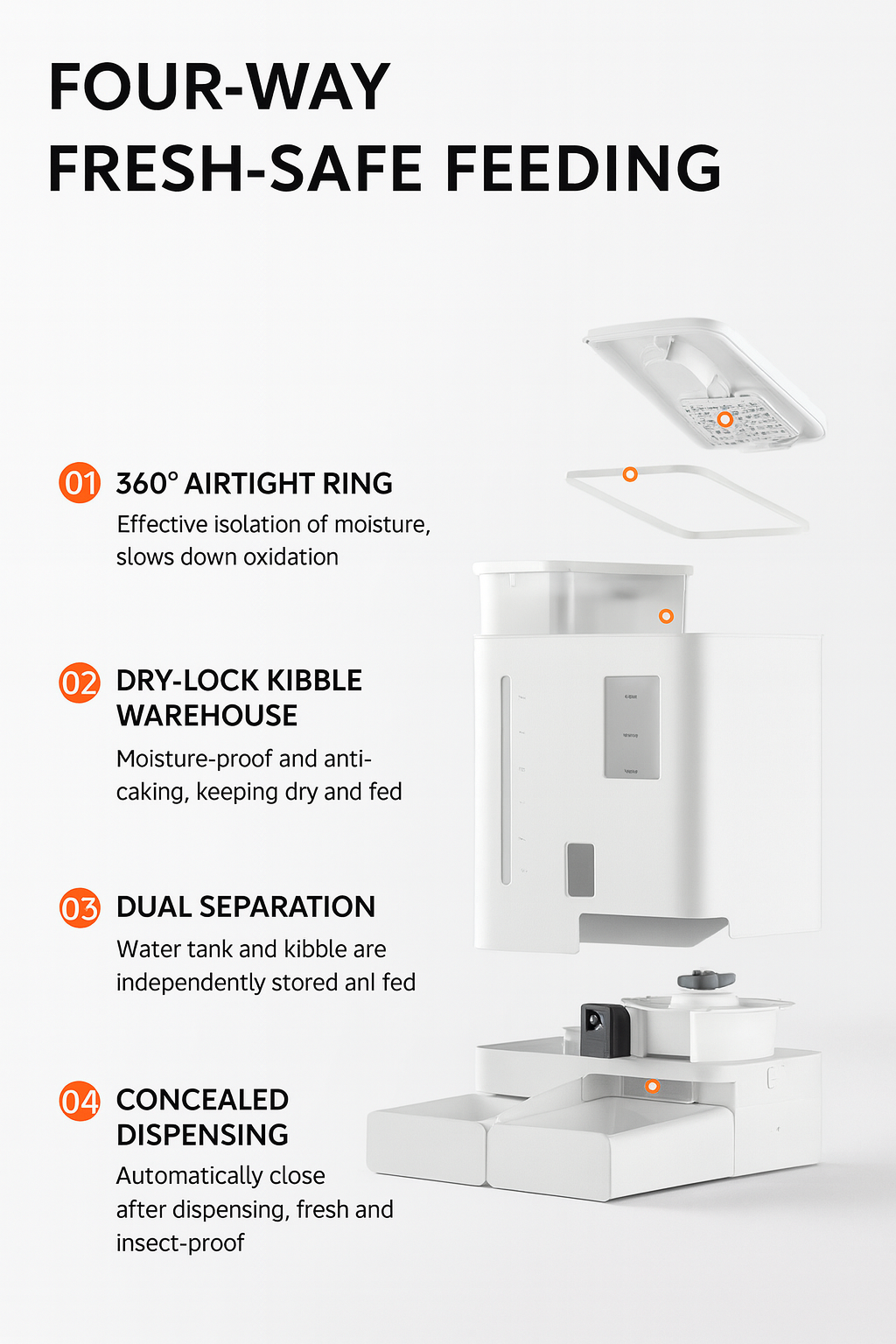 Smart 2-in-1 Automatic Pet Feeder & Water Dispenser