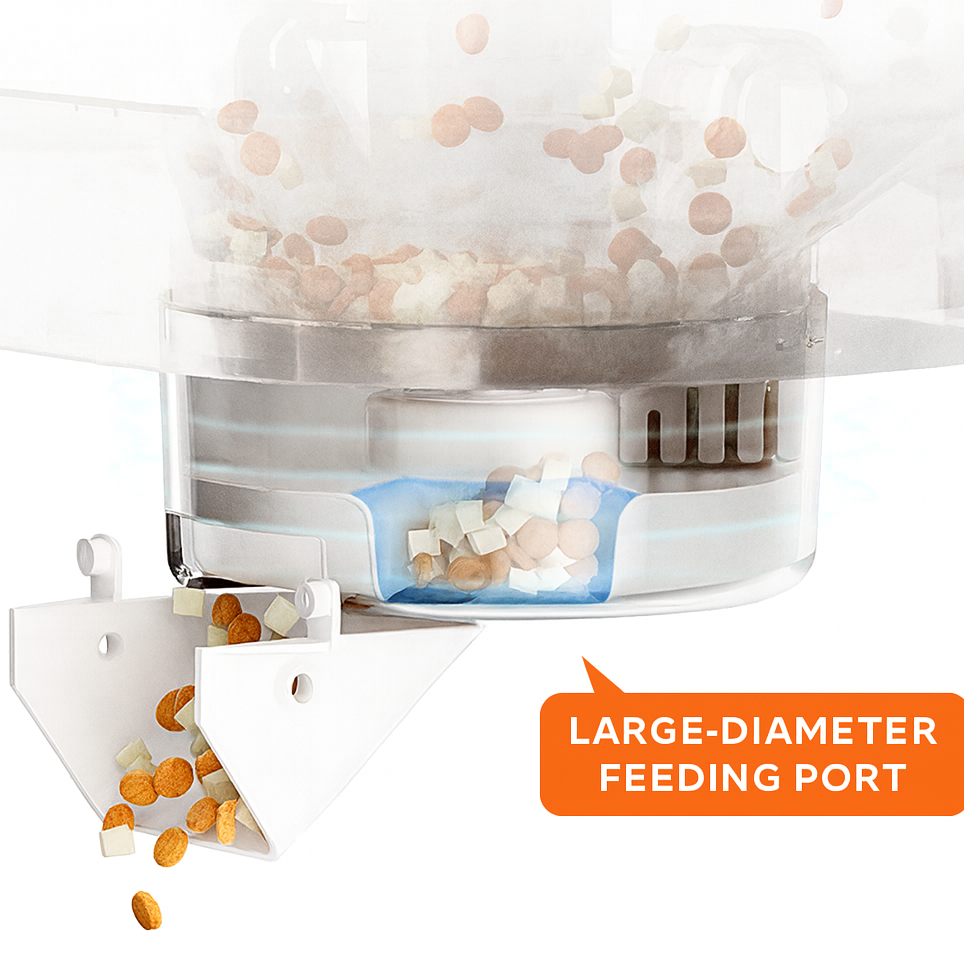 New All-in-One Automatic Pet Feeder and Water Dispenser for Cats & Dogs