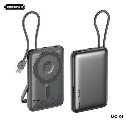 10000mAh Magnetic Wireless Power Bank with Built-in Stand & Fast Charging