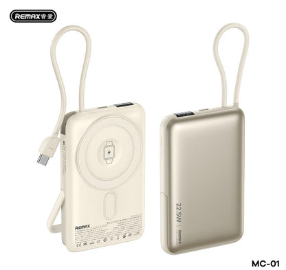 10000mAh Magnetic Wireless Power Bank with Built-in Stand & Fast Charging