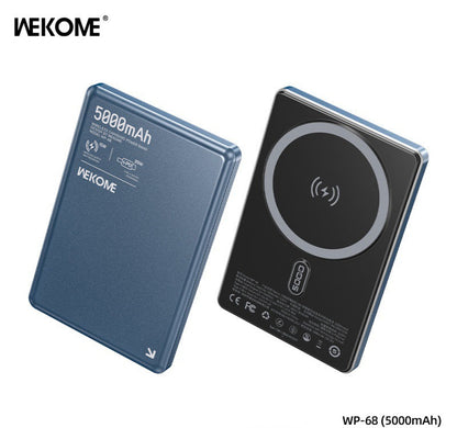 Ultra-Thin Magnetic Wireless Power Bank 5000mAh