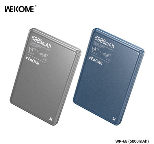 Ultra-Thin Magnetic Wireless Power Bank 5000mAh