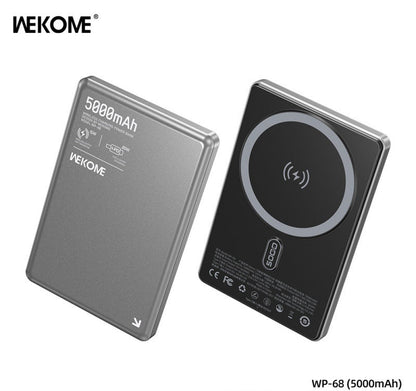 Ultra-Thin Magnetic Wireless Power Bank 5000mAh