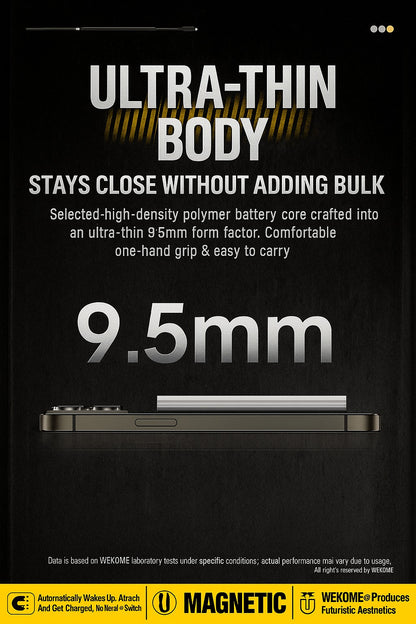 Ultra-Thin Magnetic Wireless Power Bank 5000mAh
