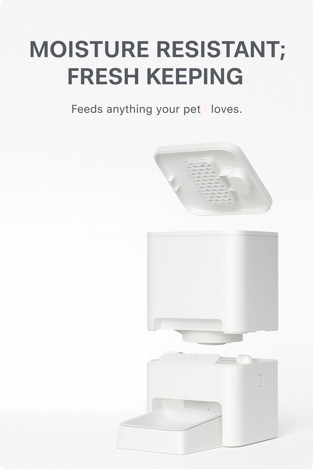 Smart Automatic Pet Feeder, 6L Dual-Band WiFi, for Cats & Dogs