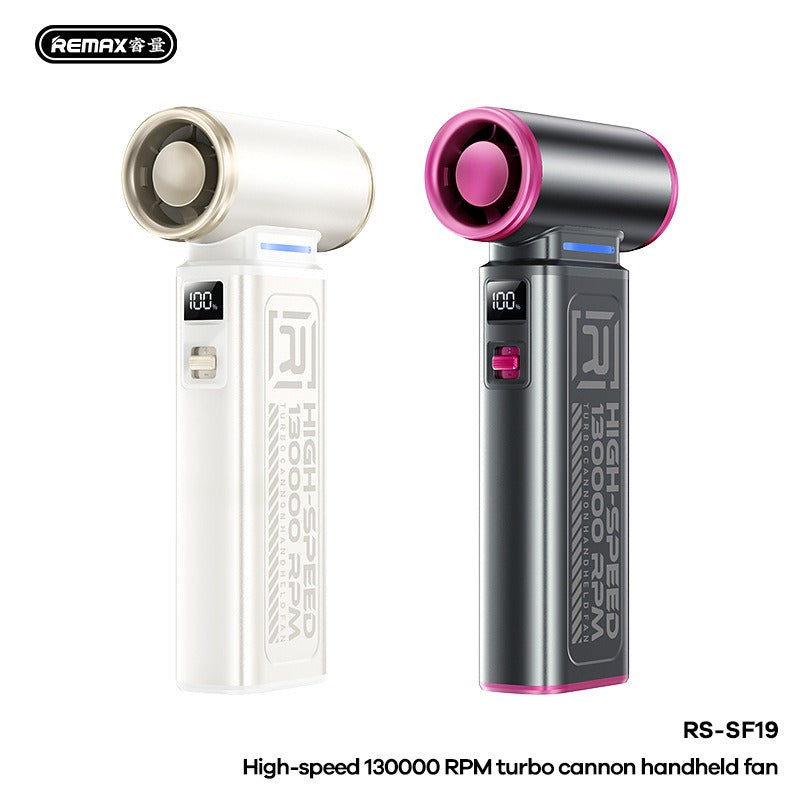 High-Speed Portable Turbo Fan 130,000 RPM | 4000mAh Long Battery | Ultra-Quiet