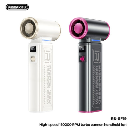 High-Speed Portable Turbo Fan 130,000 RPM | 4000mAh Long Battery | Ultra-Quiet