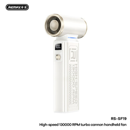 High-Speed Portable Turbo Fan 130,000 RPM | 4000mAh Long Battery | Ultra-Quiet