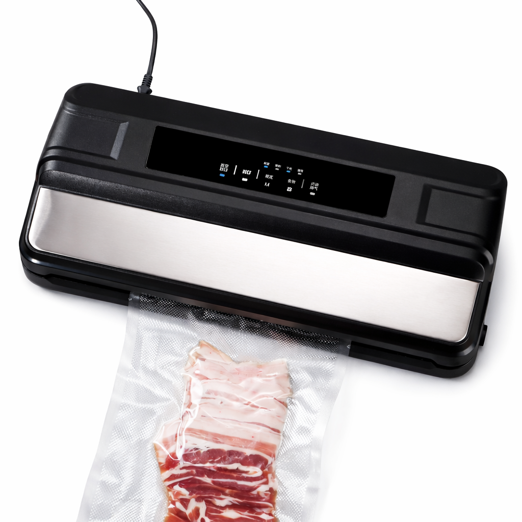Automatic Vacuum Sealer Machine with Built-in Bag Roll | Dry & Moist Food Sealing